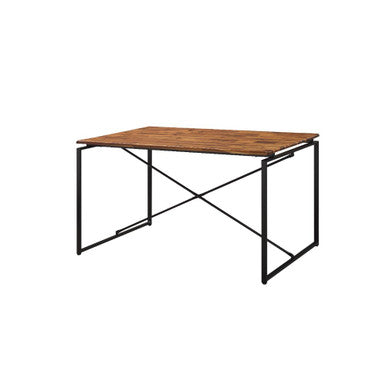 ACME 72910 Jurgen Dining Table, Oak & Black ACME Furniture