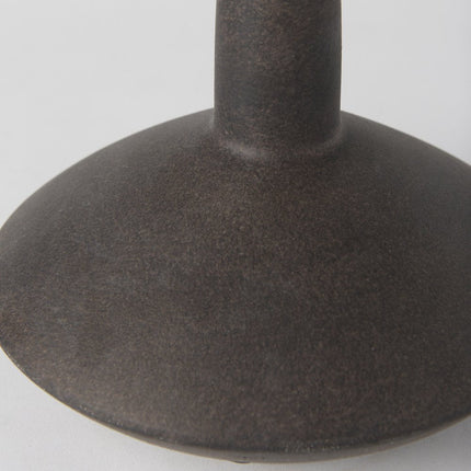 7" Brown Ceramic Bud Table Vase HomeRoots