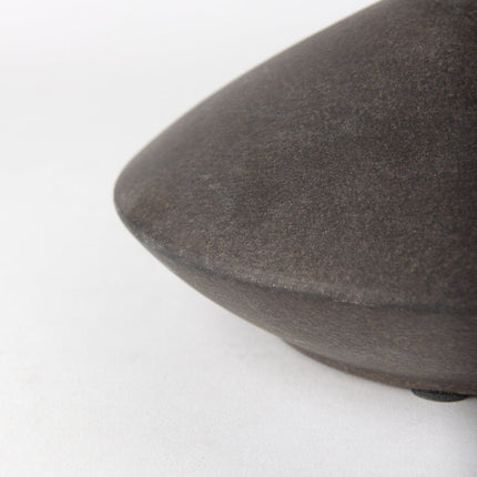 7" Brown Ceramic Bud Table Vase HomeRoots