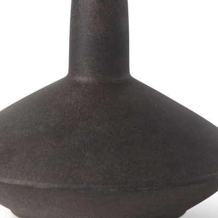 7" Brown Ceramic Bud Table Vase HomeRoots