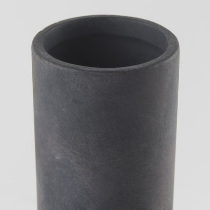 15" Black Ceramic Tulip Table Vase HomeRoots