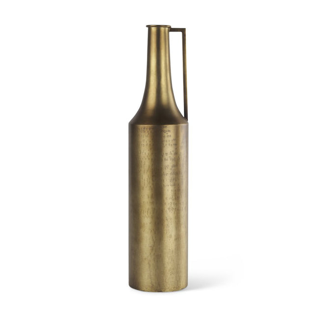 24" Gold Metal Table Vase HomeRoots