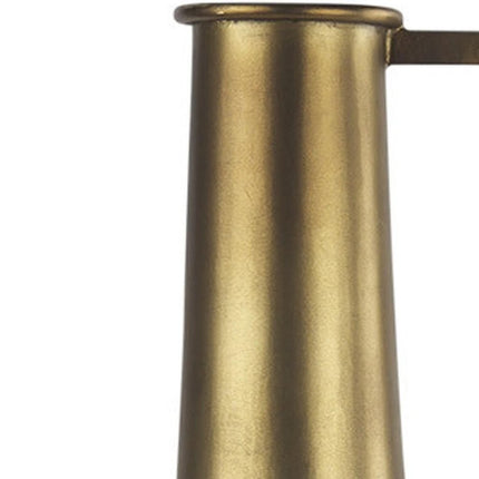 24" Gold Metal Table Vase HomeRoots