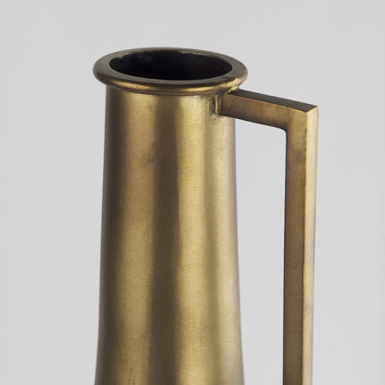 24" Gold Metal Table Vase HomeRoots