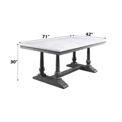 ACME 73265 Yabeina Dining Table  7
