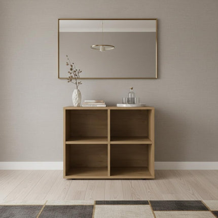 24" Natural Wood Sideboard HomeRoots