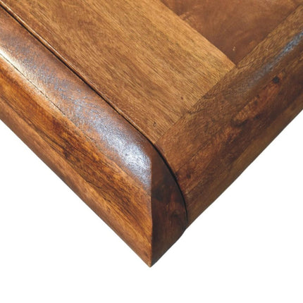 35" Brown Solid Wood Enclosed and Open Storage TV Stand HomeRoots
