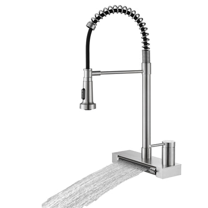 FORNO ACQUA 4 Function  Pull-Down Waterfall Kitchen Faucet FORNO ACQUA