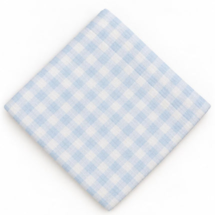 36" X 46" Pink And White Cotton Gingham Baby Blanket HomeRoots
