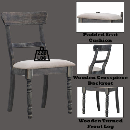 ACME 74642 Leventis Side Chair  3