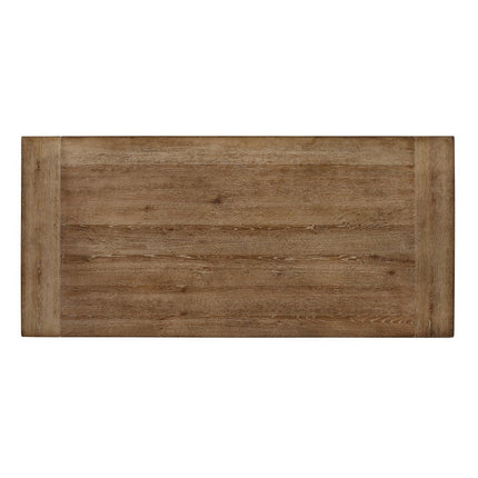 ACME 74655 Leventis Dining Table, Weathered Oak (1Set/2Ctn)
