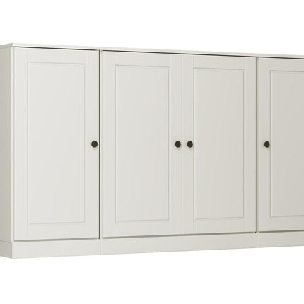 64" Off White Solid Wood Sideboard With Two Doors HomeRoots