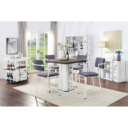 ACME 77885 Cargo Counter H Table, White