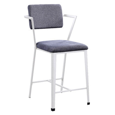 ACME 77887 Cargo Counter H Chair, White ACME Furniture