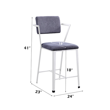 ACME 77887 Cargo Counter H Chair, White