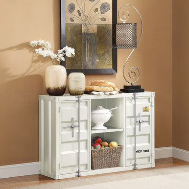 ACME 77890 Cargo Server, White ACME Furniture