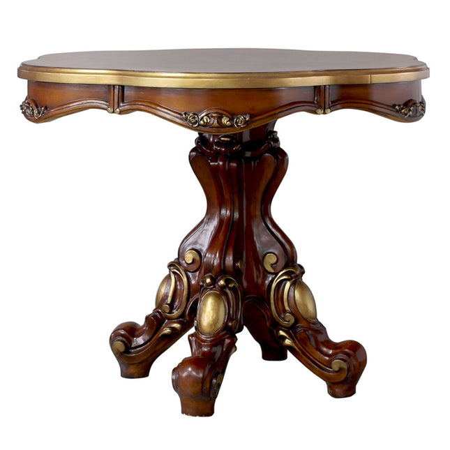 ACME 78220 Picardy Counter Height Table, Cherry Oak
