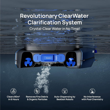 Beatbot AquaSense 2 Robotic Pool Cleaner + Beatbot Robotic Pool Skimmer Beatbot