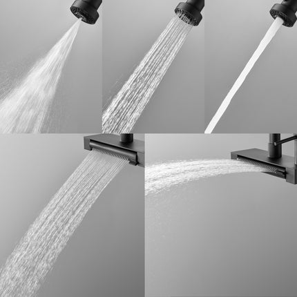 FORNO ACQUA 4 Function Waterfall  Pull-Down Kitchen Faucet