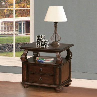 ACME 80012 Amado End Table, Walnut ACME Furniture