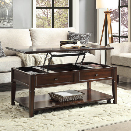 ACME 80254 Malachi Coffee Table with Lift Top, Walnut