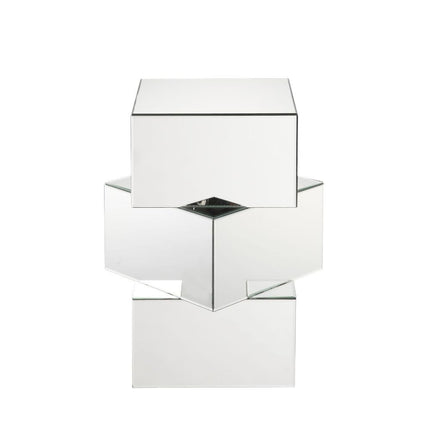 ACME 80272 Meria End Table, Mirrored