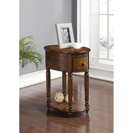 ACME 80506 Peniel Side Table, Dark Oak