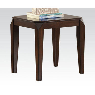 ACME 80662 Docila End Table, Walnut ACME Furniture