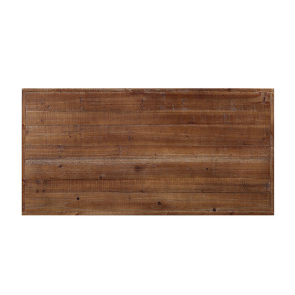 ACME 81175 Ikram Coffee Table, Weathered Oak & Sandy Black