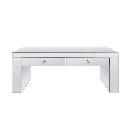 ACME 81475 Noralie Coffee Table, Mirrored & Faux Diamonds