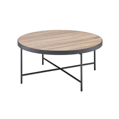 ACME 81735 Bage Coffee Table, Weathered Gray Oak ACME Furniture