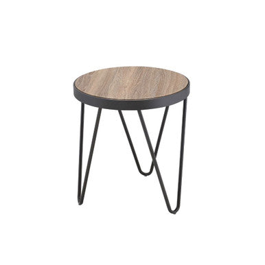 ACME 81737 Bage End Table, Weathered Gray Oak ACME Furniture