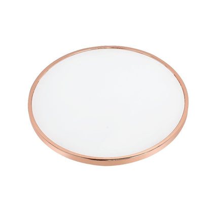 ACME 81835 Alivia Coffee Table, Rose Gold & Frosted Glass
