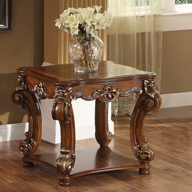 ACME 82001 Vendome End Table, Cherry ACME Furniture