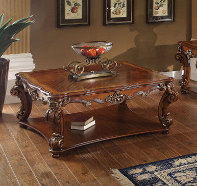 ACME 82002 Vendome Coffee Table (Square), Cherry ACME Furniture