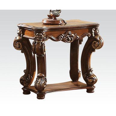 ACME 82003 Vendome Side Table, Cherry ACME Furniture