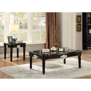 ACME 82110 Ernestine Coffee Table, Black ACME Furniture