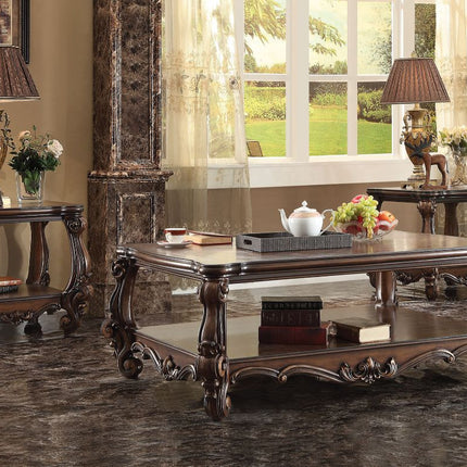 ACME 82120 Versailles Coffee Table, Cherry Oak