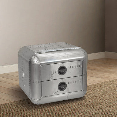 ACME 82182 Brancaster End Table, Aluminum ACME Furniture