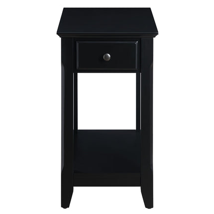 ACME 82740 Bertie Accent Table, Black Finish