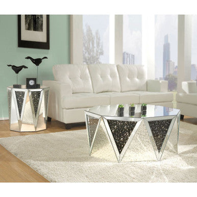 ACME 82775 Noor Coffee Table, Mirrored ACME Furniture