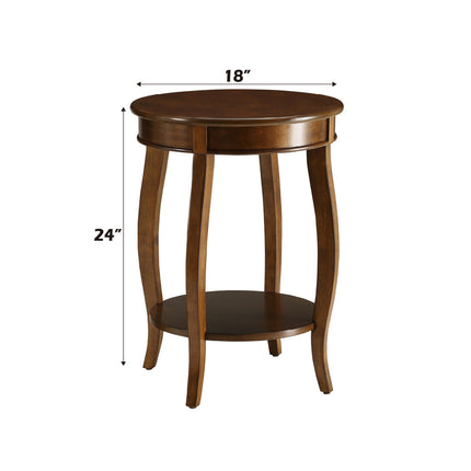 ACME 82789 Aberta Walnut Accent Table