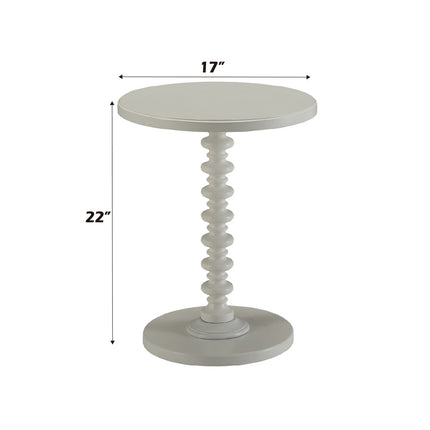 ACME 82796 Acton Side Table, White