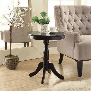 ACME 82808 Alger Side Table, Black ACME Furniture
