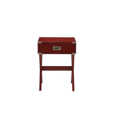 ACME 82820 Babs End Table, Red