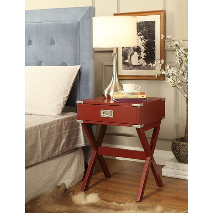 ACME 82820 Babs End Table, Red