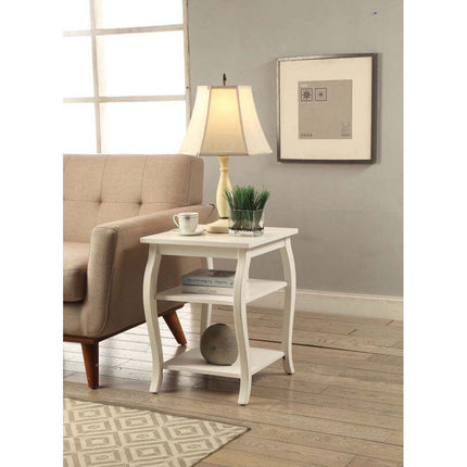 ACME 82828 Becci End Table, White