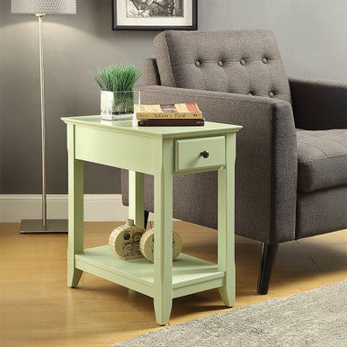 ACME 82840 Bertie Side Table, Light Green ACME Furniture