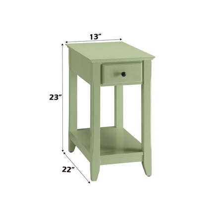 ACME 82840 Bertie Side Table, Light Green
