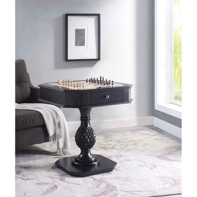 ACME 82849 Bishop II Game Table, Black ACME Furniture
